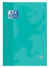 RECAMBIO A4 4 TALADROS 80H CUADRO 5MM OXFORD ICE MINT | 1 UNIDADES | (OXFORD)
